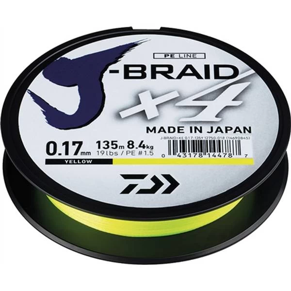 Daiwa J-Braid X4 0.13mm 135m 3 Daiwa J-Braid X4 0.13mm 135m