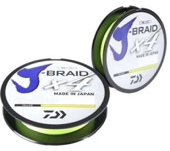 Daiwa J-Braid X4 Fluorescent Yellow Line
